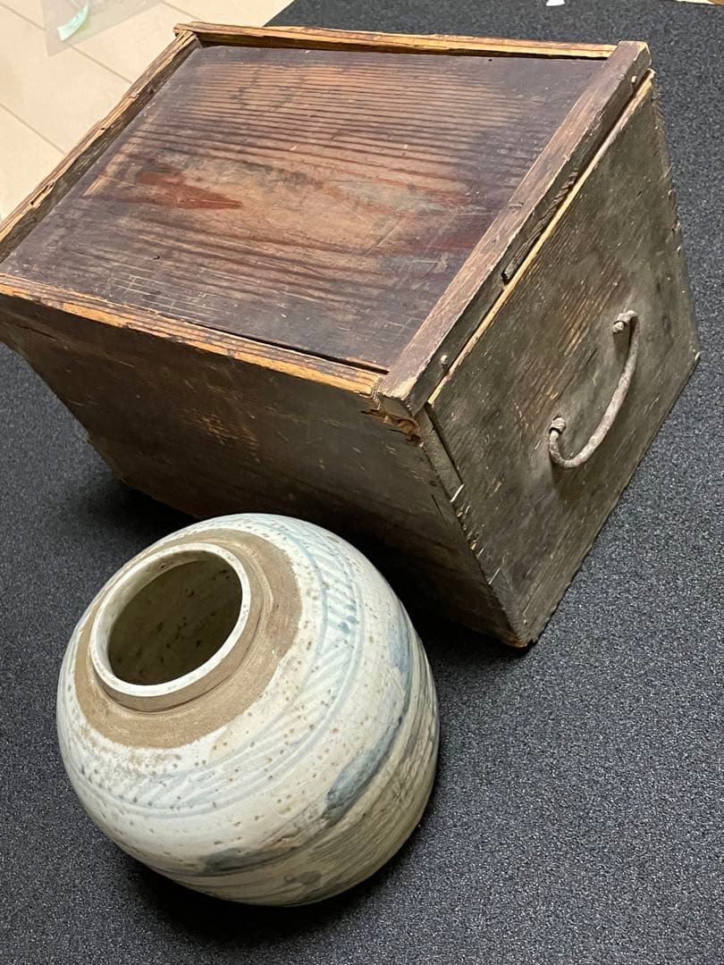 江戸時代の壺　古董品