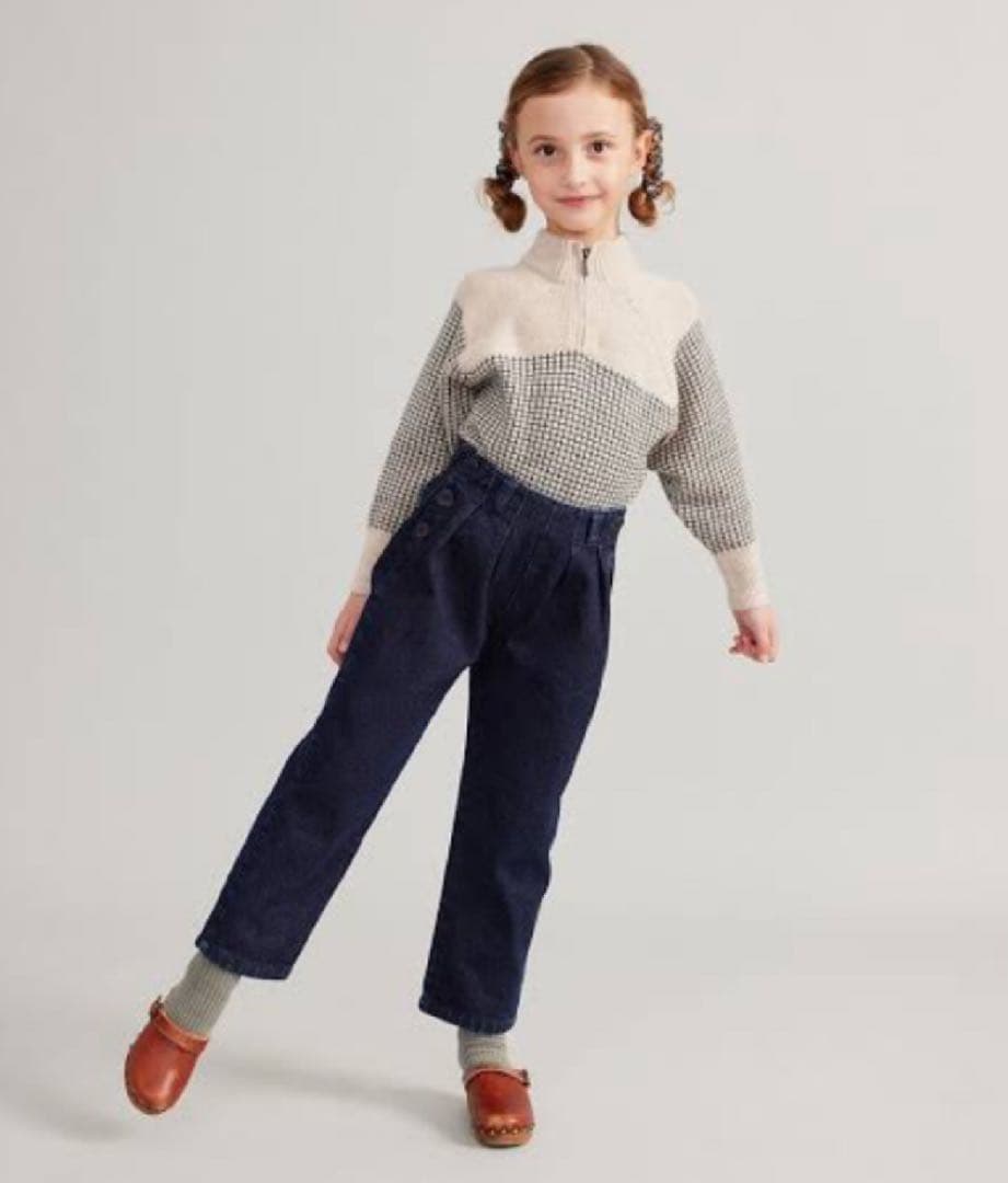 ボトムス・スパッツ Soor Ploom pipi Jean(Dark Denim) 5Y