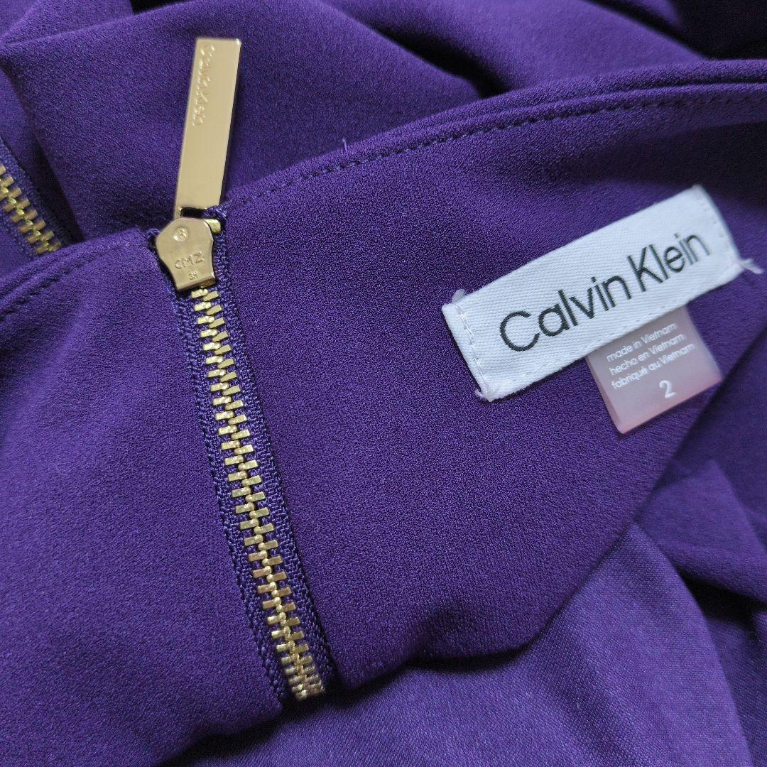 ⭐(2)　パフスリーブのドレスワンピ