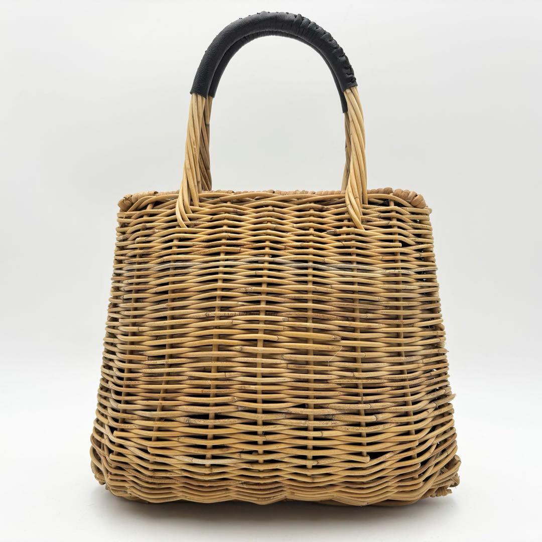 極美品 odds オッズ　かごバッグ　カゴ　シェル　ハンドバッグ　アラログ