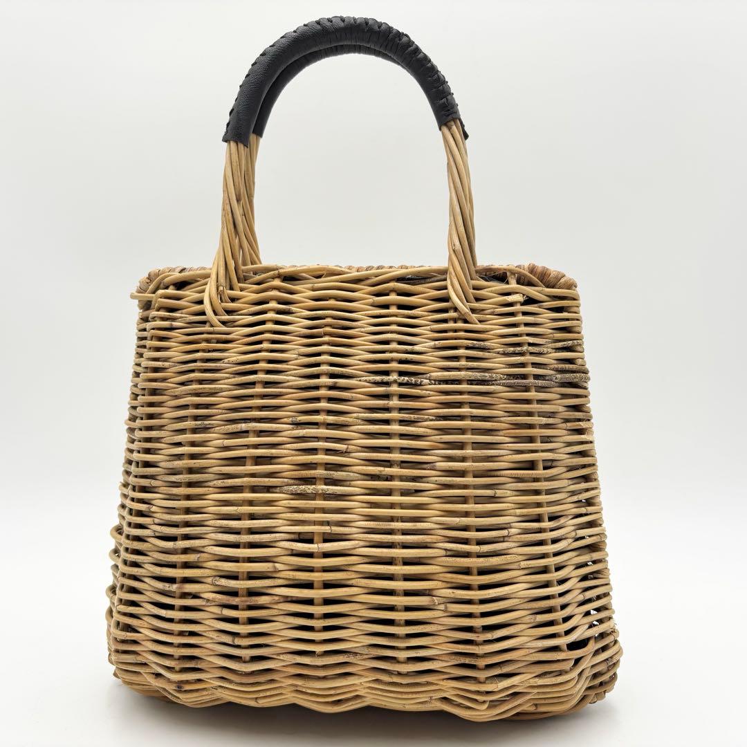 極美品 odds オッズ　かごバッグ　カゴ　シェル　ハンドバッグ　アラログ