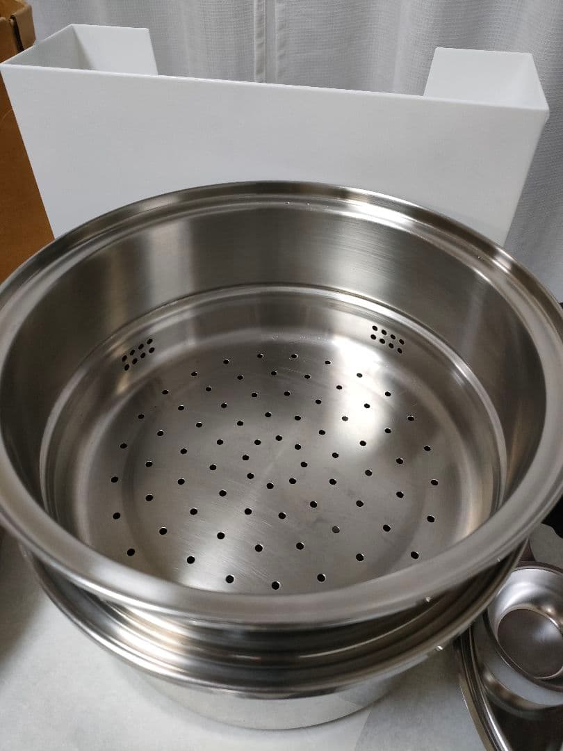 アムウェイクィーンまとめてセット　取り扱い説明書　レシピ本付き　フライパン蒸し器