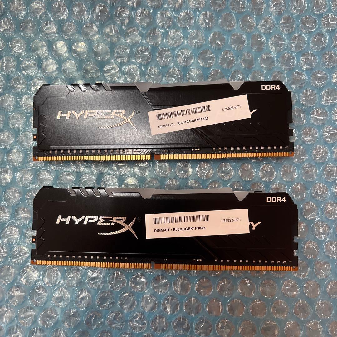 ⑤Kingston HyperX FURY DDR4 3200 8GB ×2