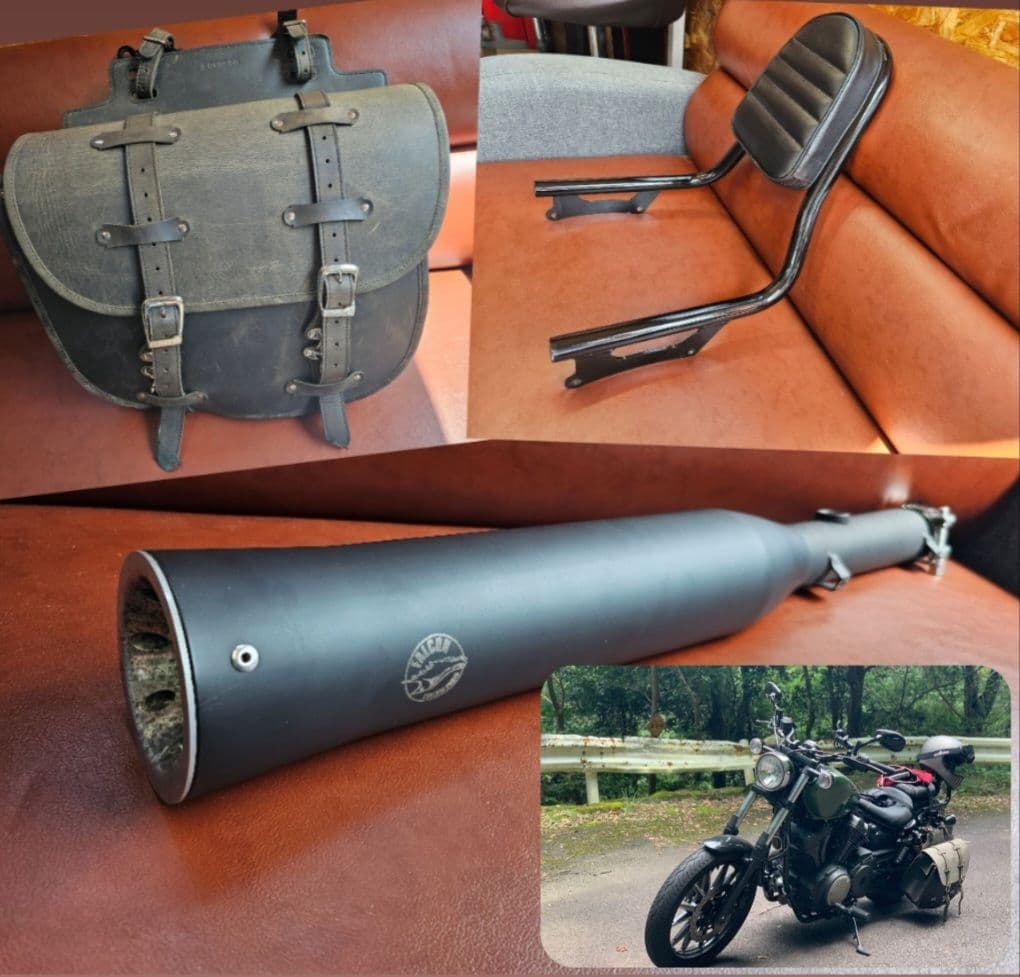 --xページ--YAMAHA BOLT スリップオンマフラー/バックレスト