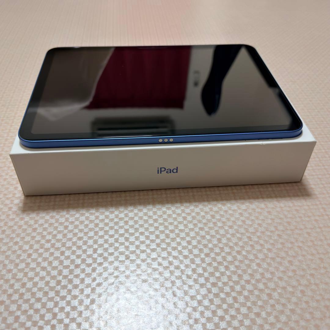 iPad A16 128GB ブルーApple Pencil USB-C ケース