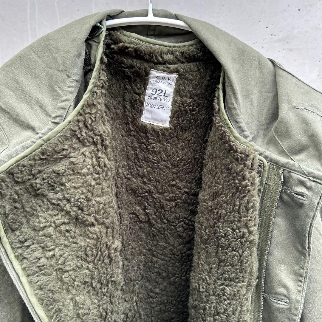 【美品】70sフランス軍実物M64フィールドパーカー（ライナー付き）92L