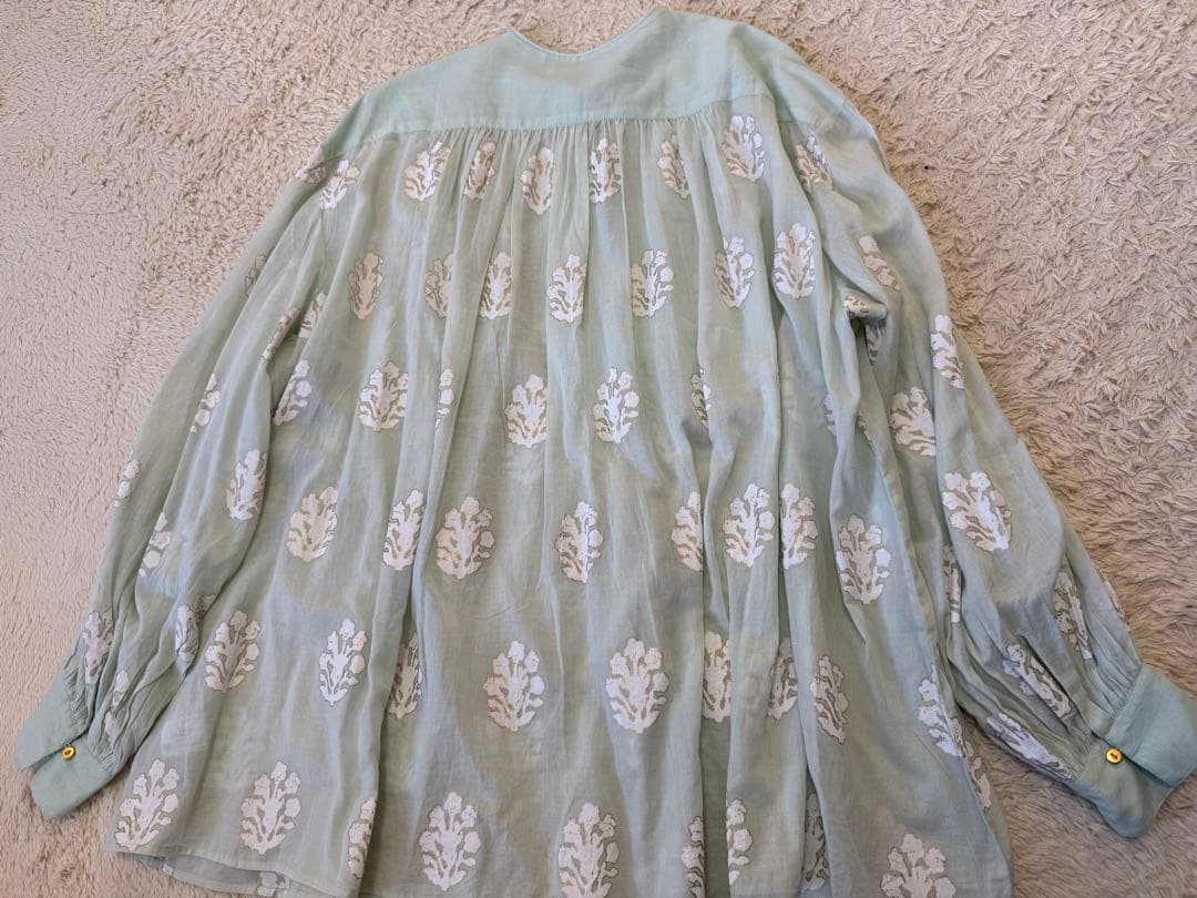 neQuittezpas ヌキテパCOTTON VOILE SEDUM ブラウス