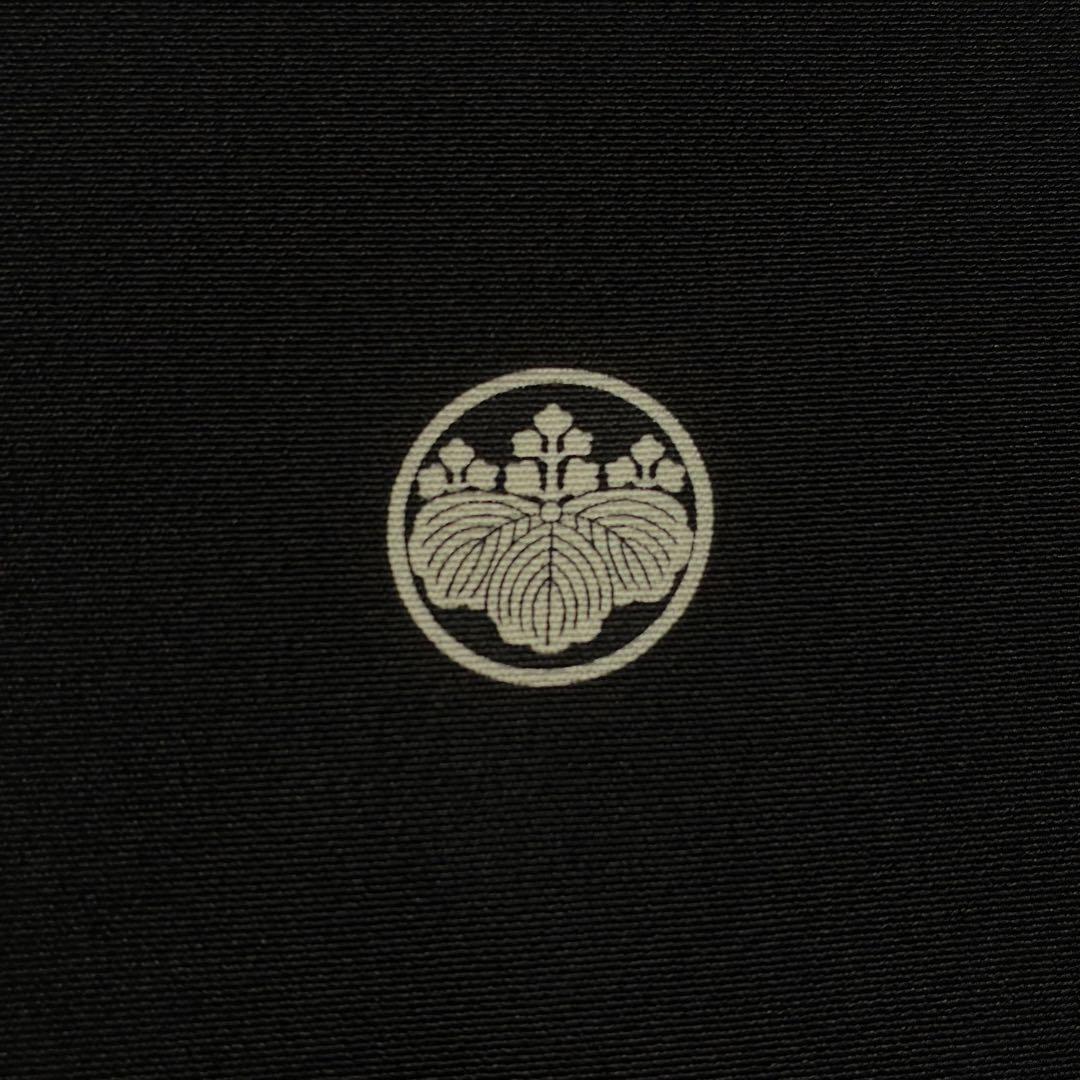 D159 黒留袖　友禅　金駒刺繍　正絹　着物　袷　極美品