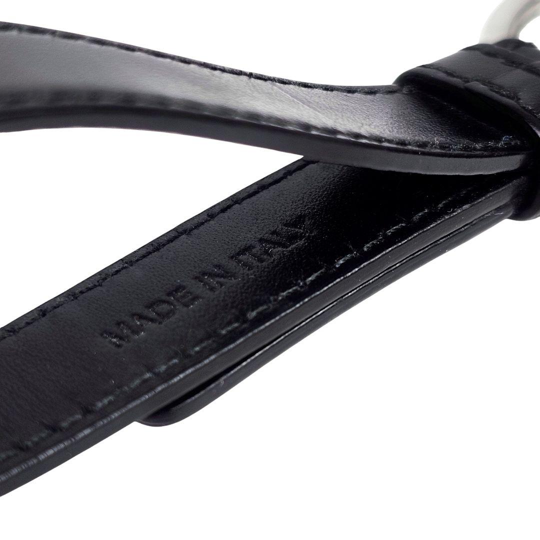 美品 プラダ PRADA キーリング バッグチャーム キーホルダー ブラック