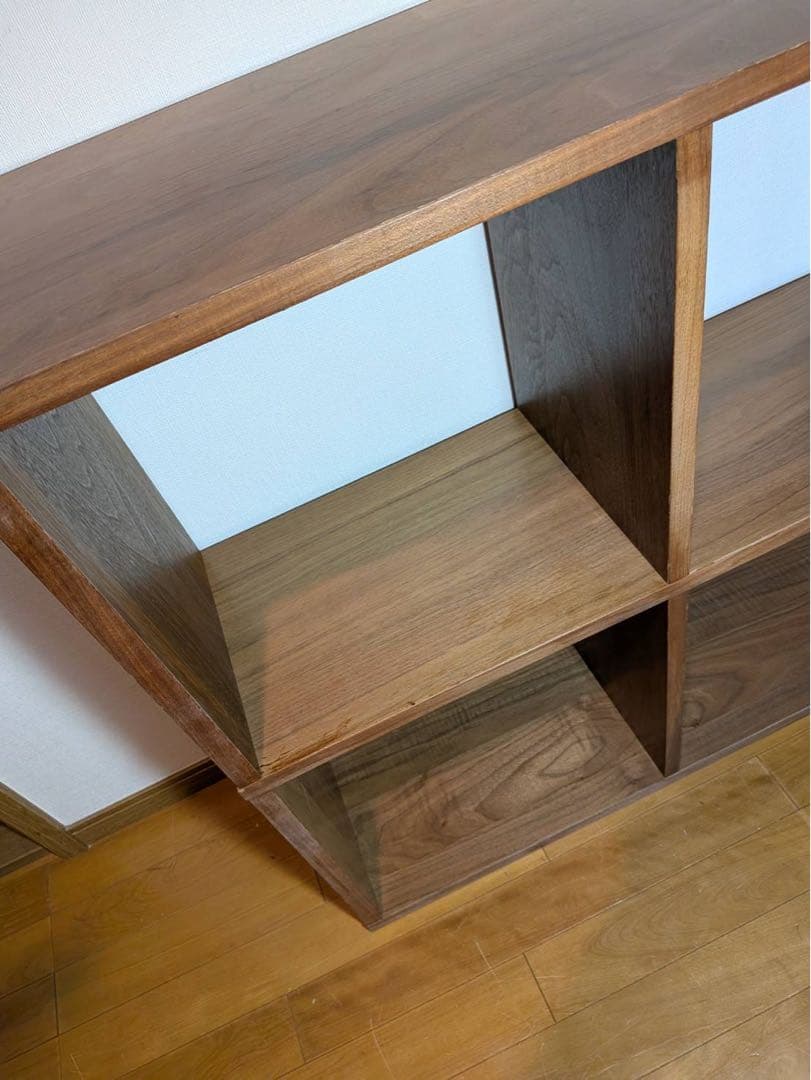 ■送料込■無印 スタッキングシェルフ 2×2 木製家具 棚 ラック収納MUJI