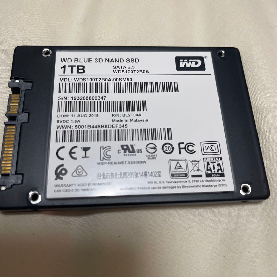 内蔵型SSD WD Blue 1TB 3D NAND SATA SSD