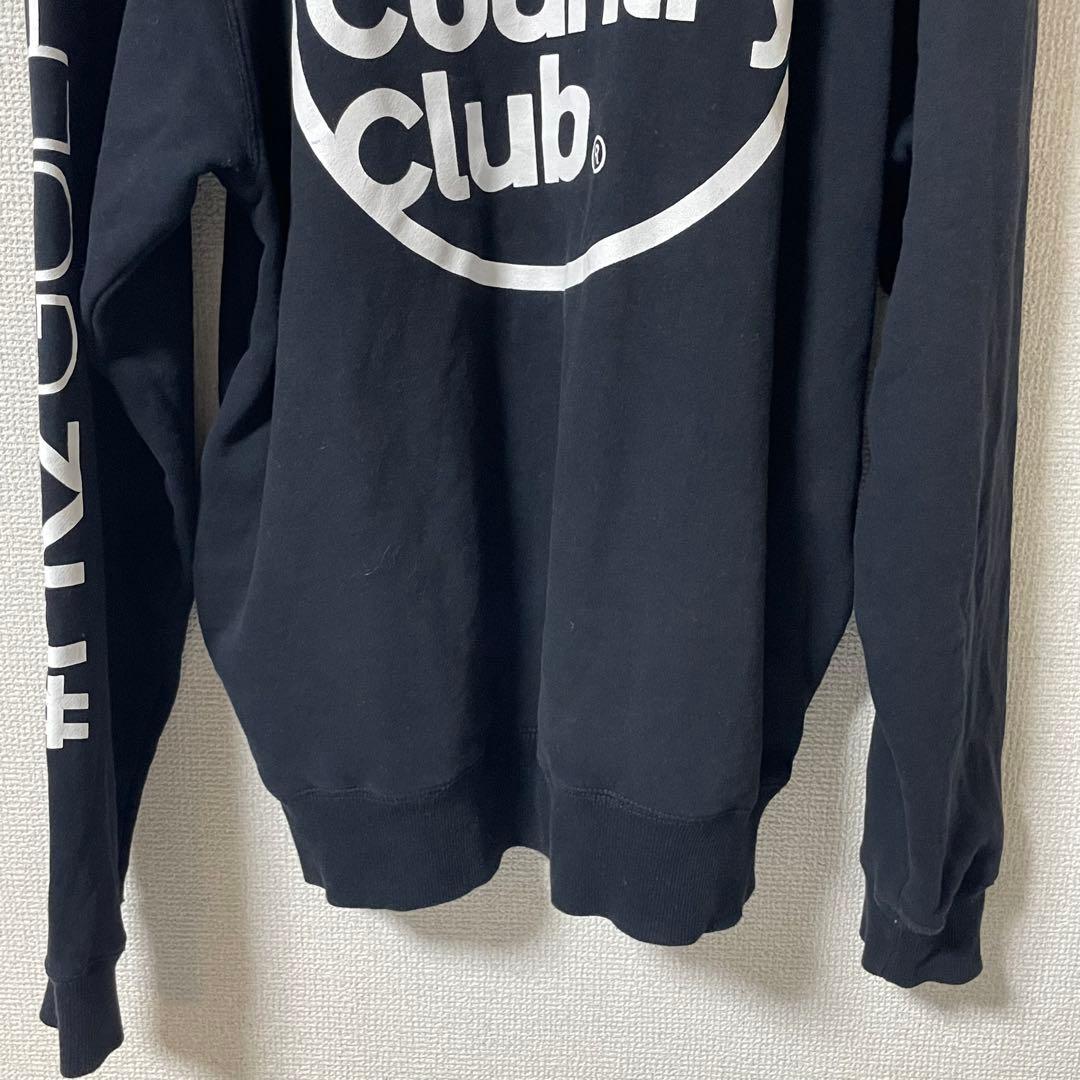 FR2 GOLF　ハーフジップ　スウェット　プルオーバー　長袖　黒　M