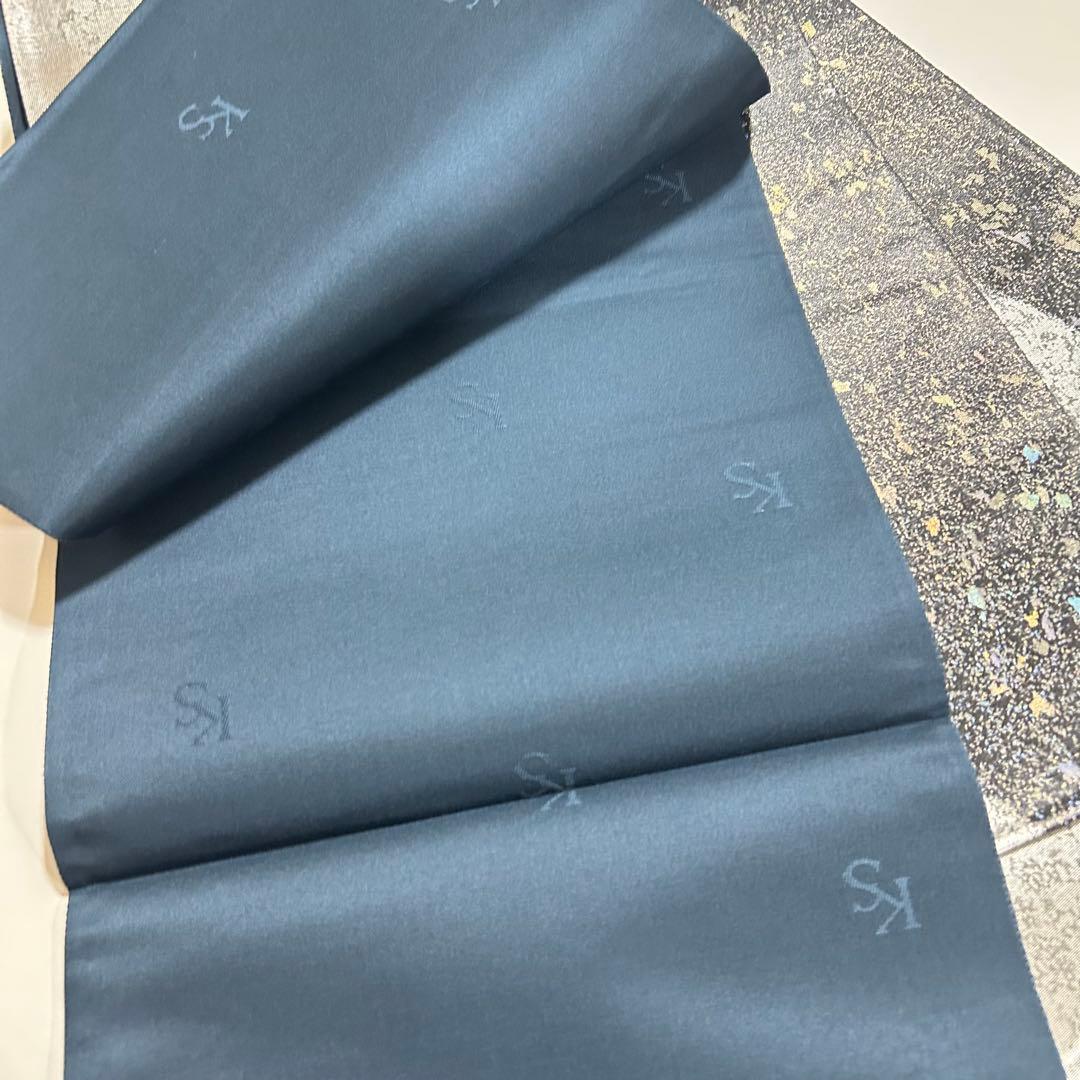 【 さらに値下げ 】 未使用品　シルク箔　煌びやかな　袋帯　着物スキ倶楽部３７６