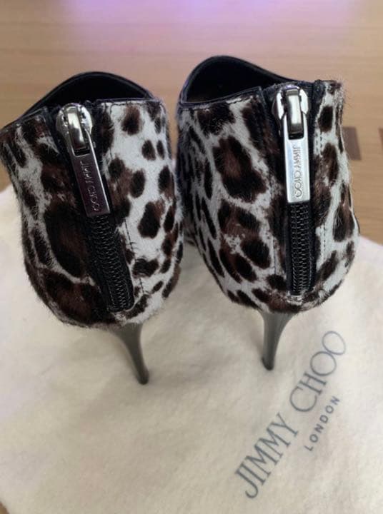 新品 サイズ36.5 ジミーチュウ ハラコショートブーツ JIMMY CHOO