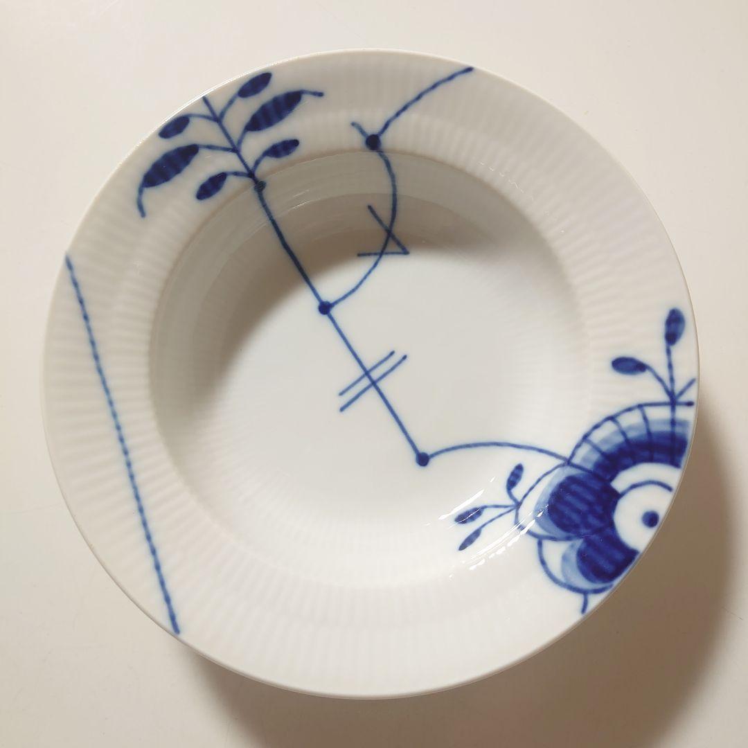 【12/23まで】ロイヤルコペンハーゲン ブルーフルーテッドメガ　深皿セット