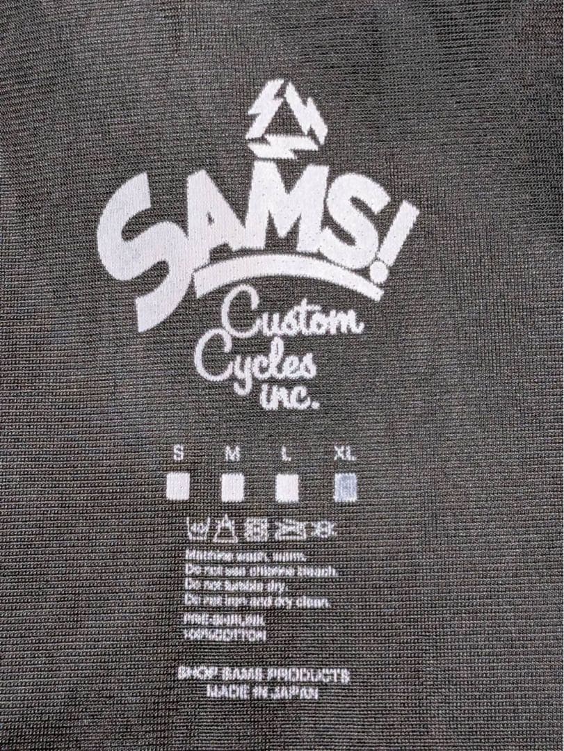 SAMS MOTORCYCLE FAKE LEATHER JACKETブラック