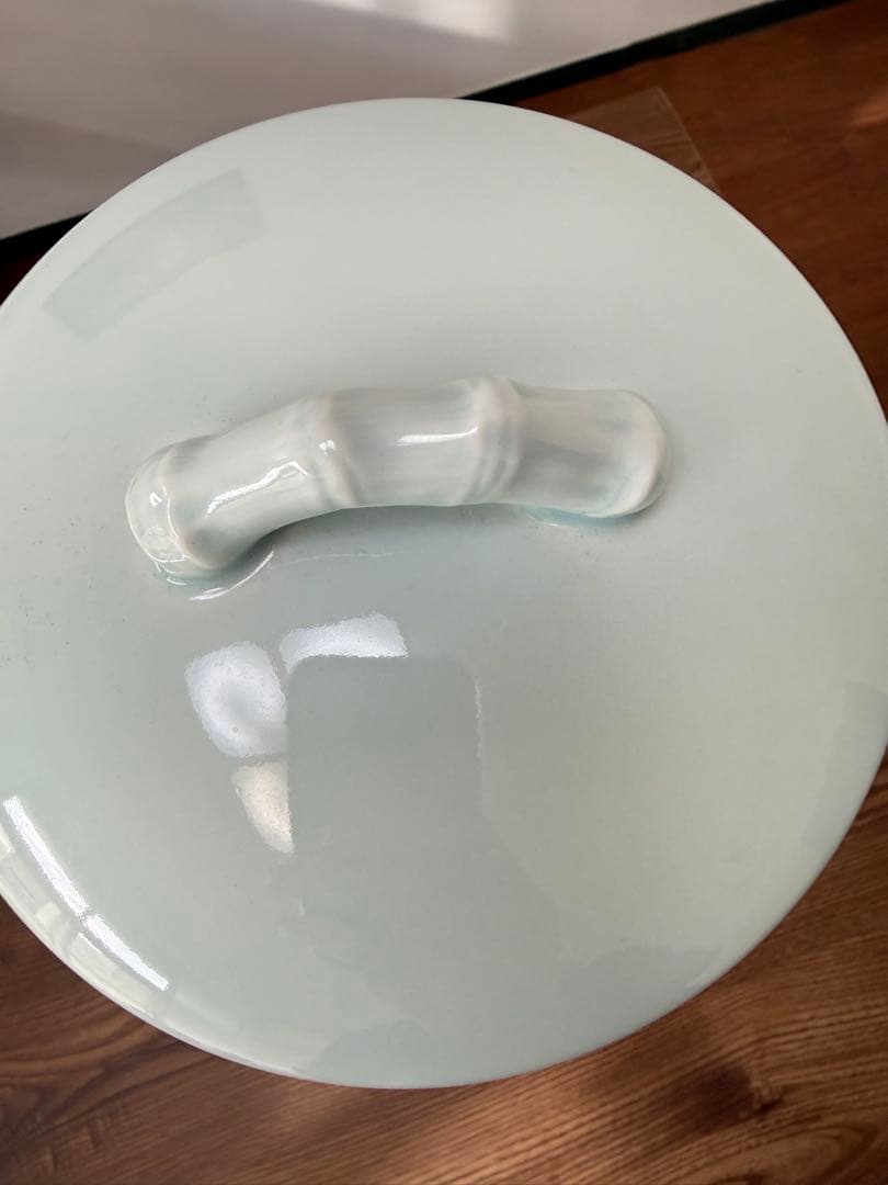 値下げ　完売品　セラミック製陶器浄水器 百年のしずく 青磁笹 3L 未使用品