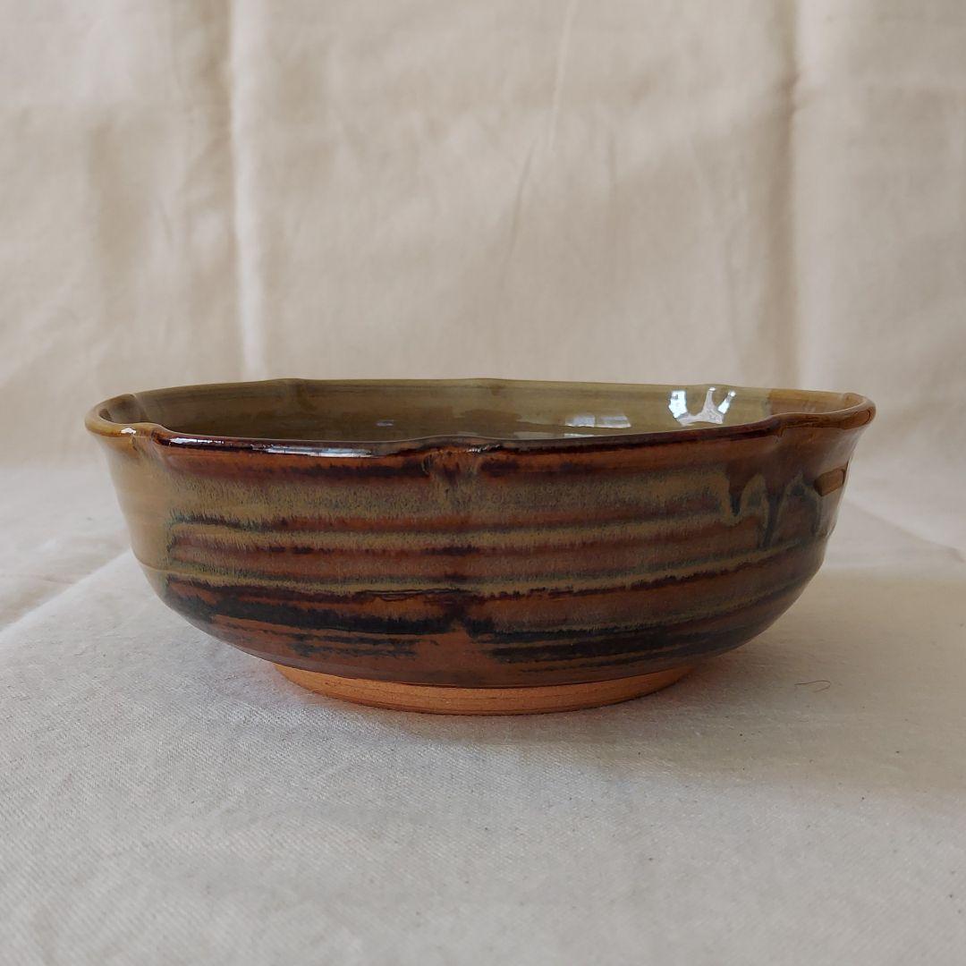 【味舌隆司(ましたたかし)】菓子器　菓子鉢　菓子入れ　高取釉　茶道具　茶道　美品