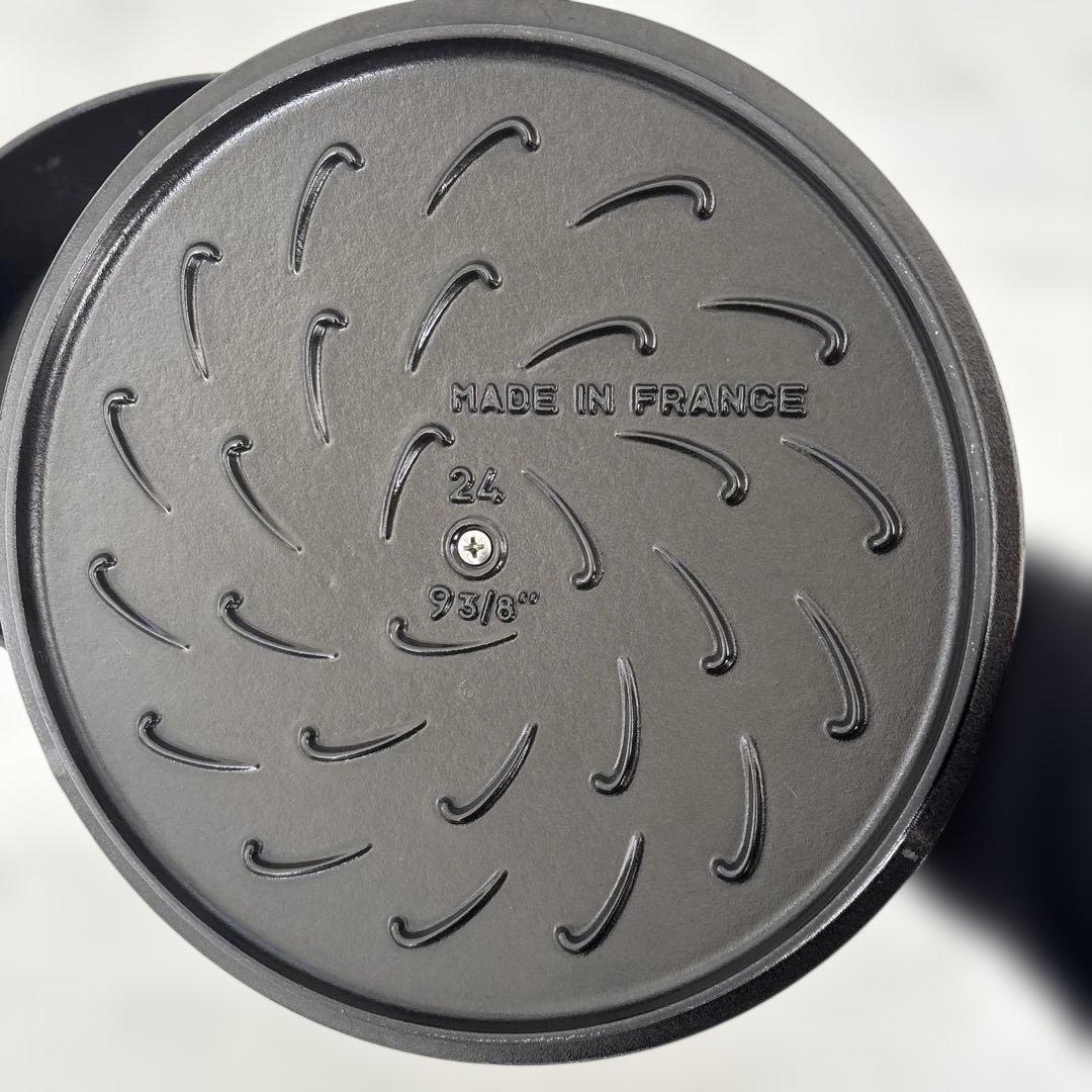 STAUB グラファイングレー24cm鍋 ソテーフライパン　両手鍋