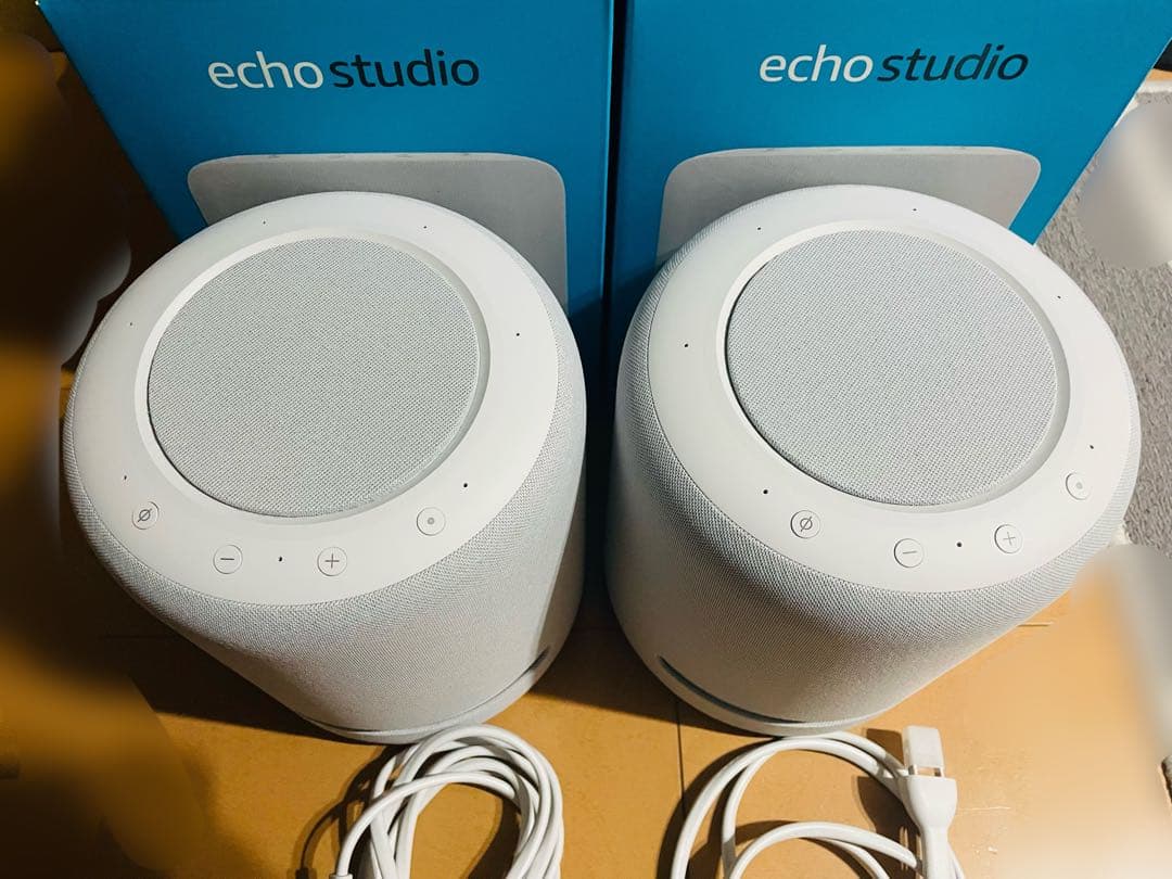 美品 Amazon Echo Studio ホワイト 2台セット
