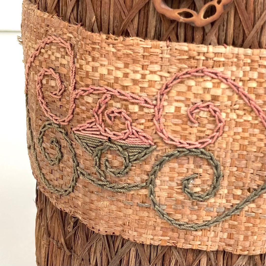 【着物と帯 時流】O619◆アイヌ伝統工芸品 ショルダーバッグ◆