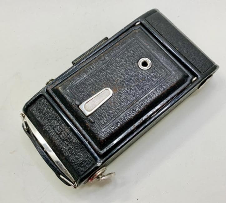 激レア「REEX」中判イコンタタイプカメラ美光堂森製作所レザーケース付