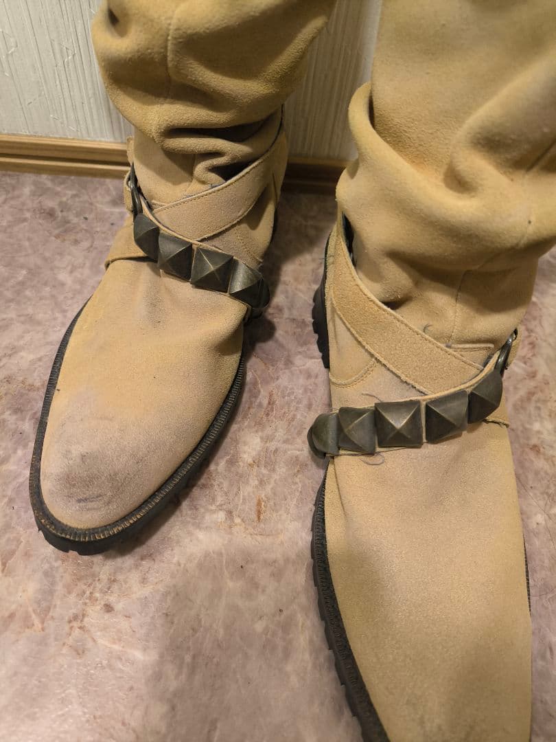 華の金曜日限定バーナー加工ブーツ激レア