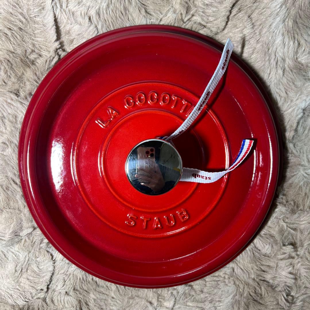 staub ストウブ ピコ ココット ラウンド チェリー 20cm IH対応