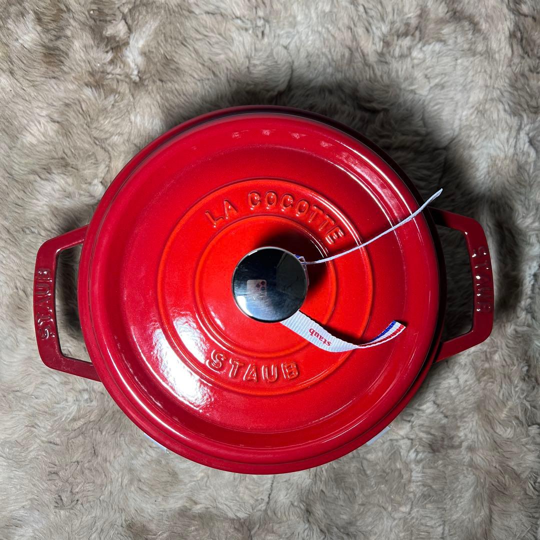 staub ストウブ ピコ ココット ラウンド チェリー 20cm IH対応