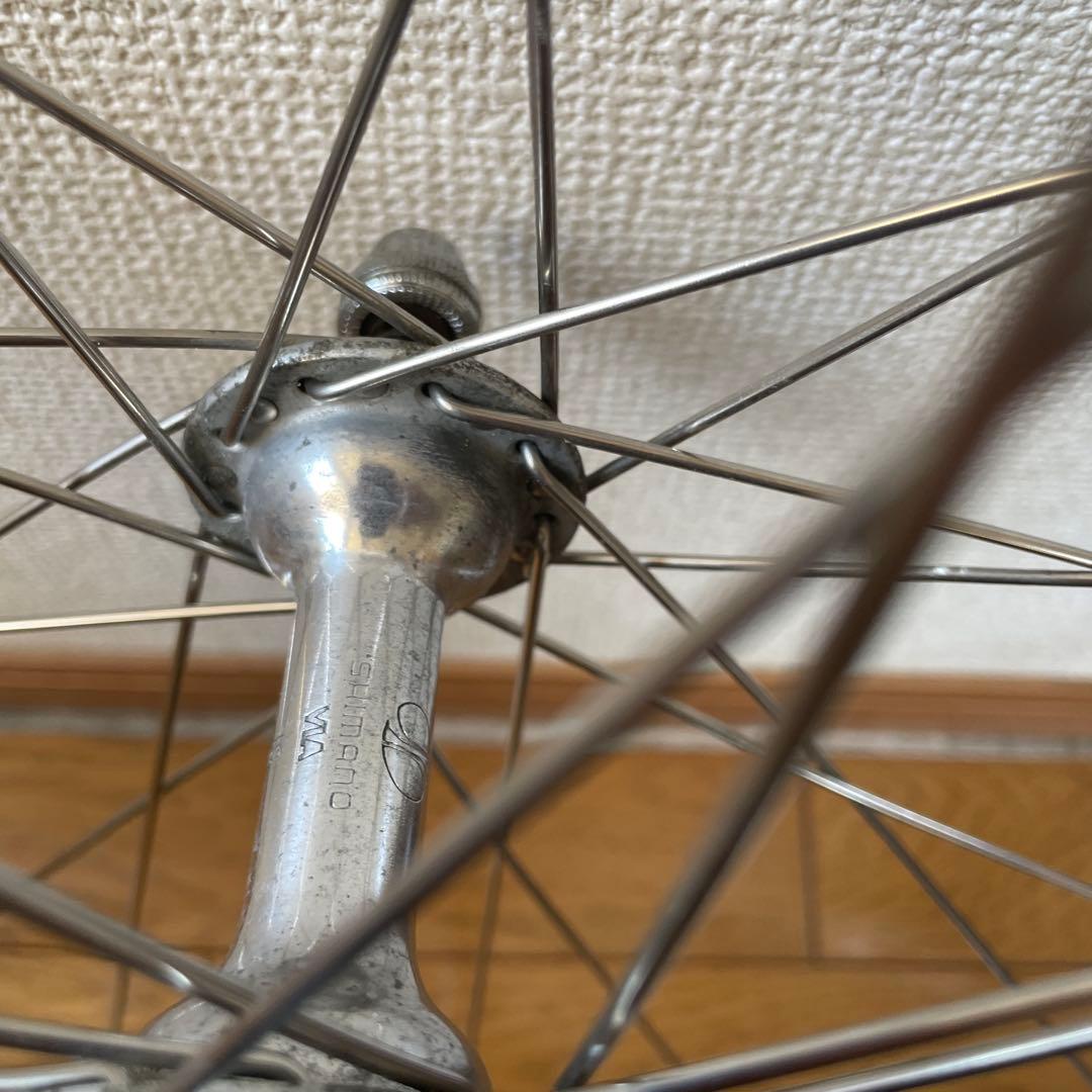 アルミクリンチャーホイール前後セット　ボスフリー　スポルティフ　ヴィンテージ