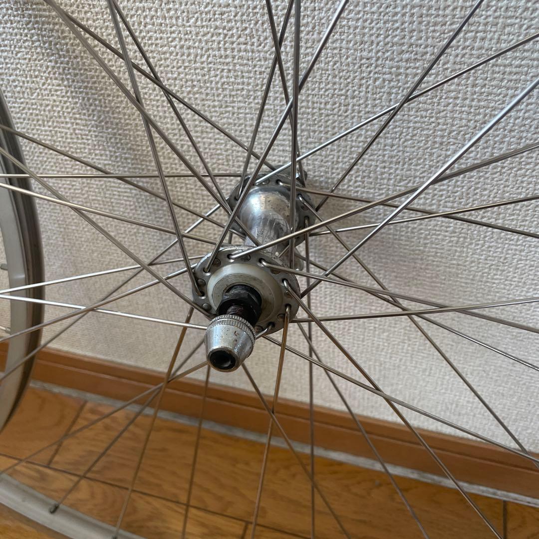 アルミクリンチャーホイール前後セット　ボスフリー　スポルティフ　ヴィンテージ