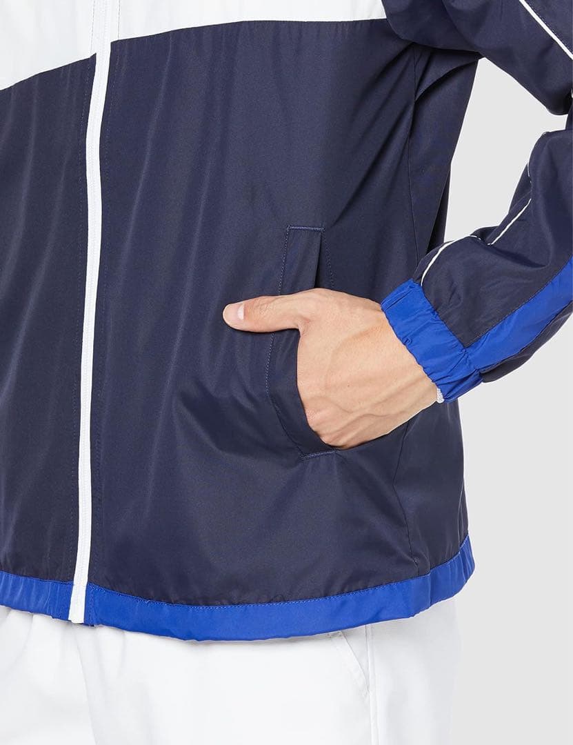 FILA フィラ ウィンドアップパーカージャケット VM7013青 メンズM新品