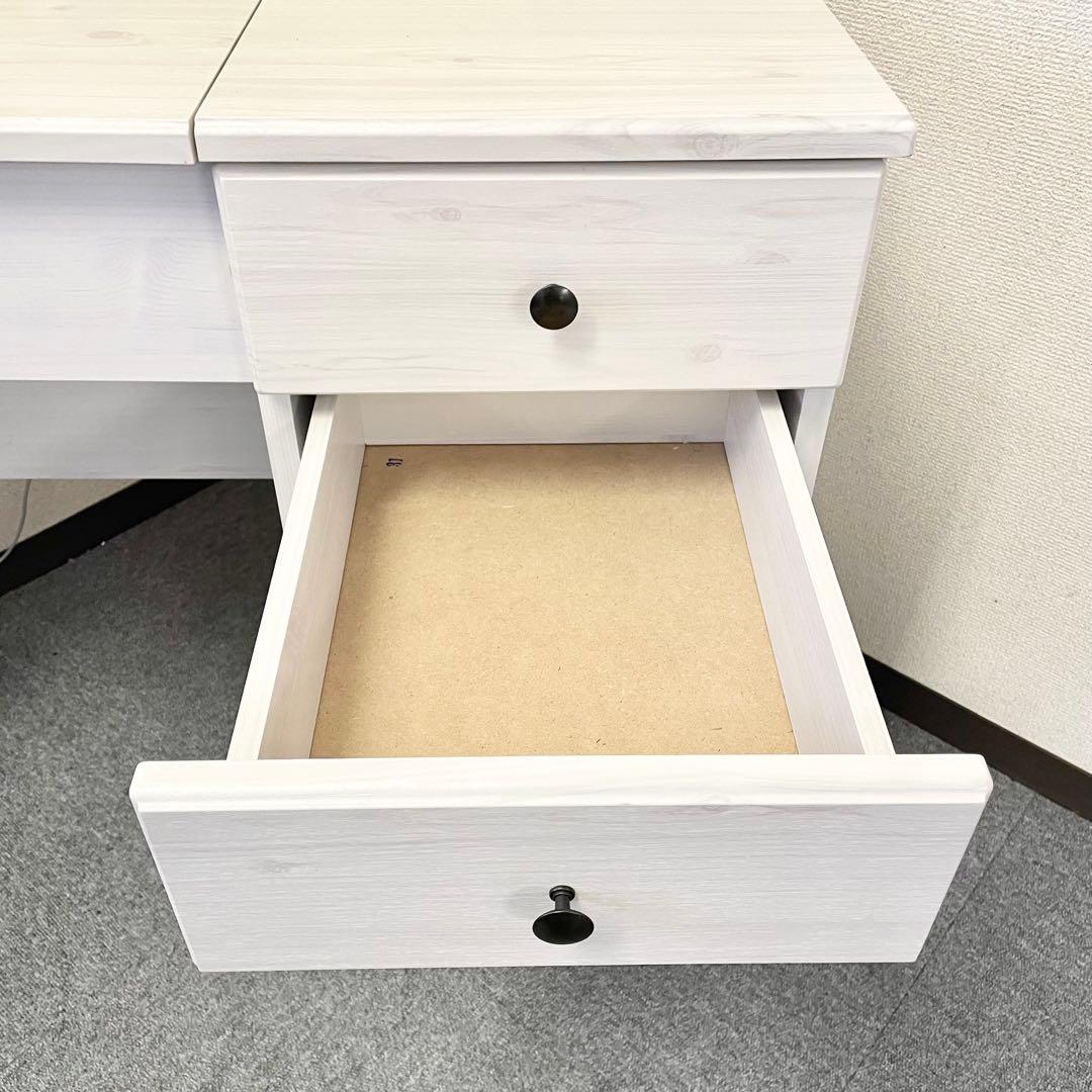 【良品】ニトリ　デスクドレッサーフローリオ7080D ※スツール別売り F