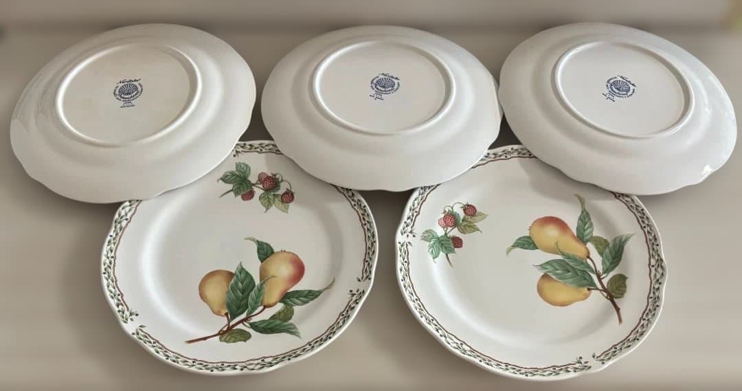ノリタケロイヤルオーチャード果物デザインプレート5枚セット