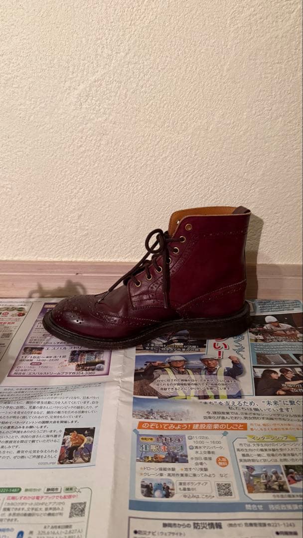 ま*こ様 Trickers L5411 Burnished Brogueブーツ