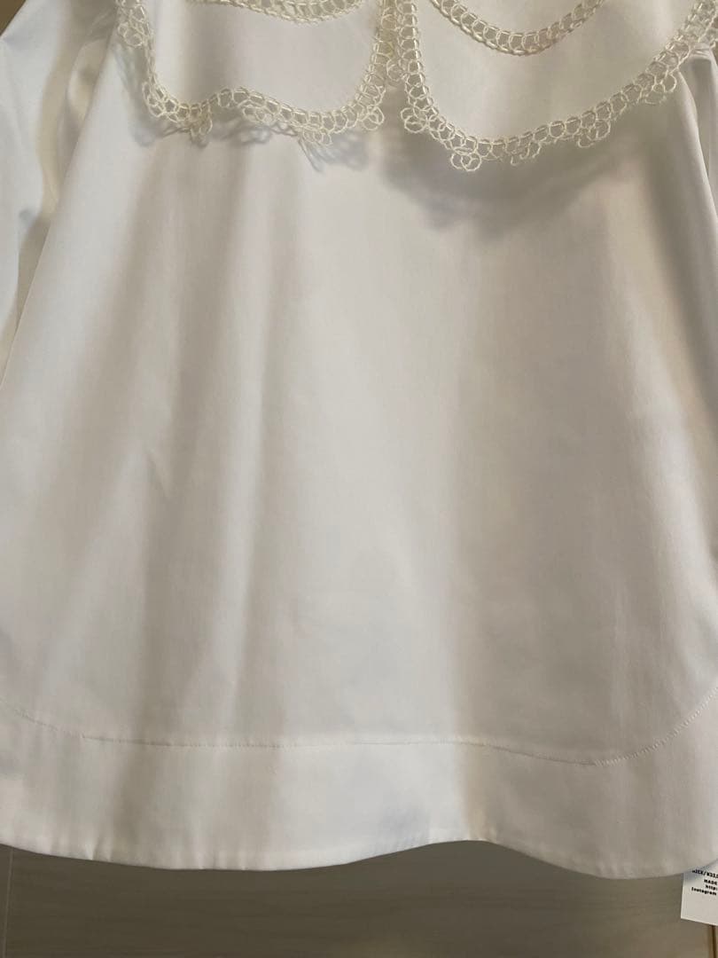 【新品・タグ付き】yori shiroconループ刺繍ロングスリーブ 38 白