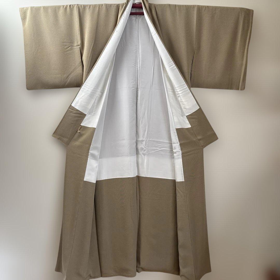 江戸小紋　「万筋」　正絹袷着物　 裄69 身丈162