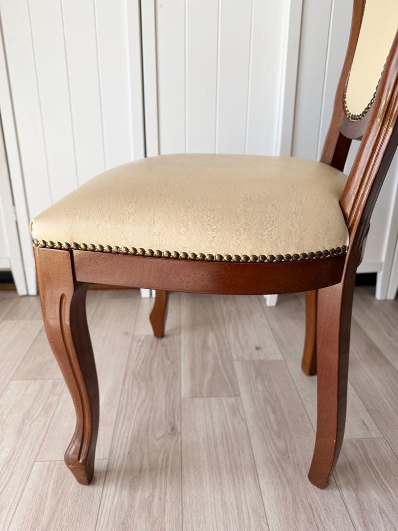 ①サルタレッリ ダイニングチェア 猫脚チェア 1脚　(4脚同時販売)