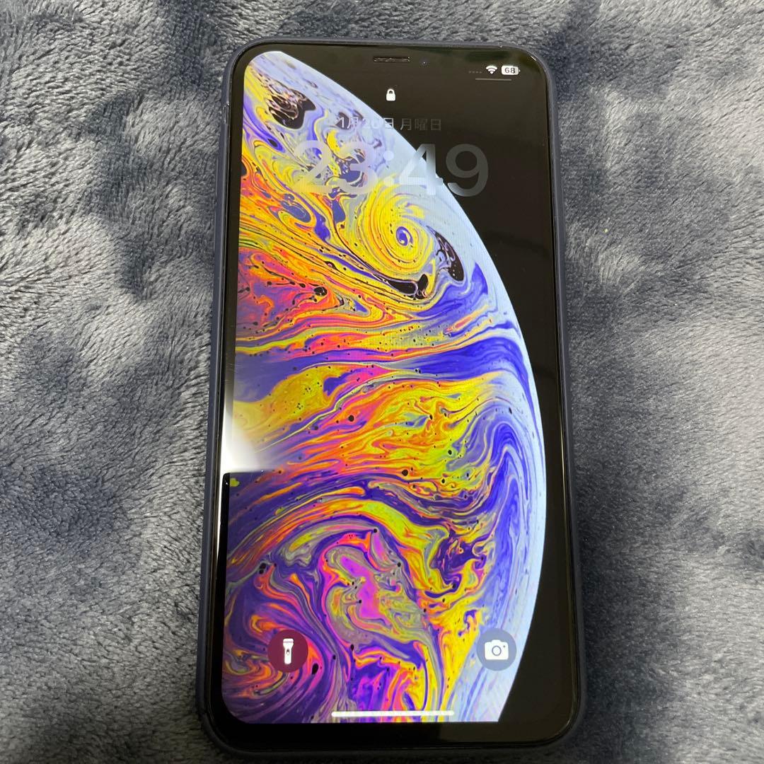 【ジャンク】iPhone XS Max 64GB 背面割れ 動作OK
