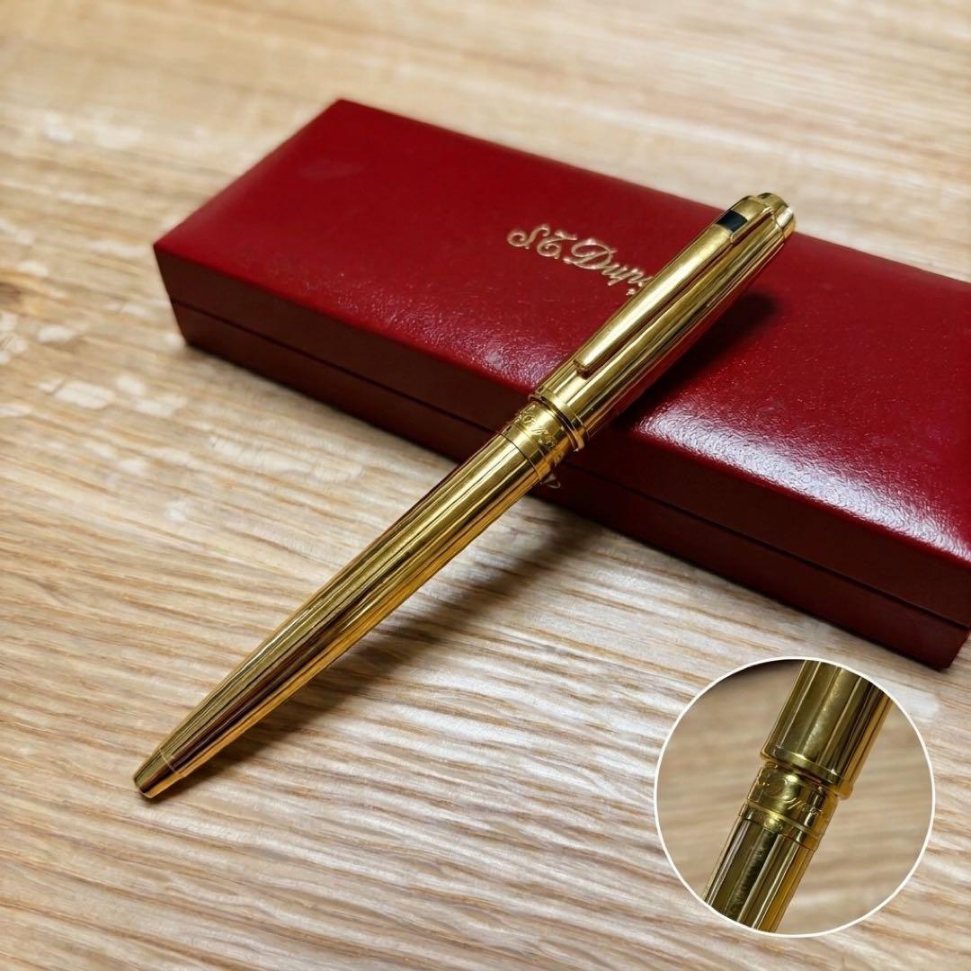 【極美品】S.T. Dupont デュポン クラシック ボールペン ゴールド