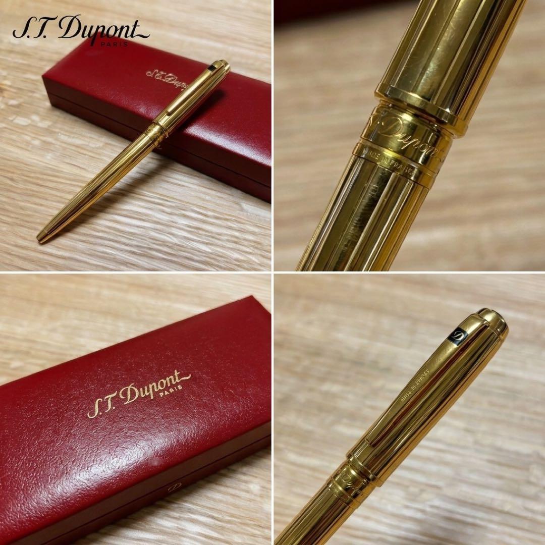 【極美品】S.T. Dupont デュポン クラシック ボールペン ゴールド