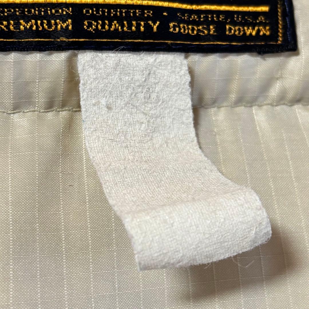 70's ビンテージ エディーバウアー ダウン ベスト L USA製 黒タグ