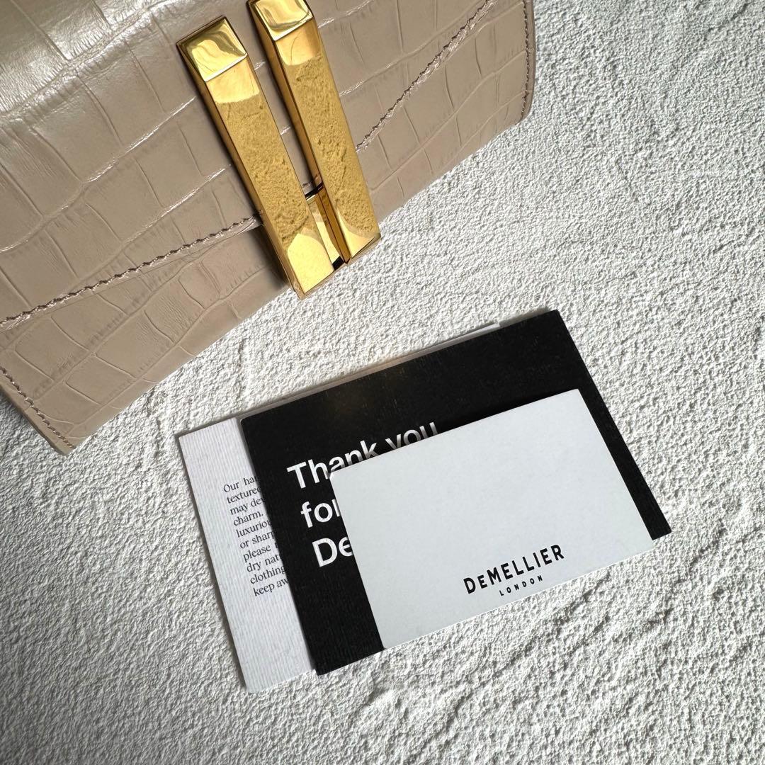 DEMELLIER ナノ モントリオール クロコ 2way ショルダーバッグ