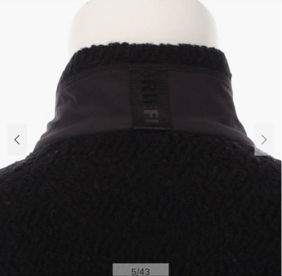 2025年秋冬モデル　ブリーフィングゴルフ　ウールボアベスト　ブラック