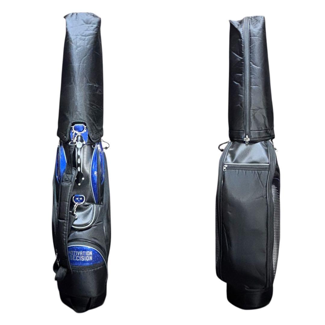 キャディバッグ MOTIVATION AND DECISION ブラック 9.5