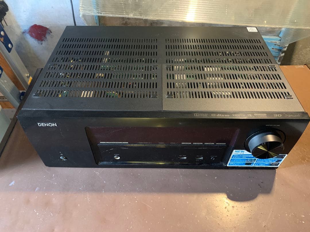 DENON AVアンプ AVR1713とスピーカ３個パイオニアスピーカー６個