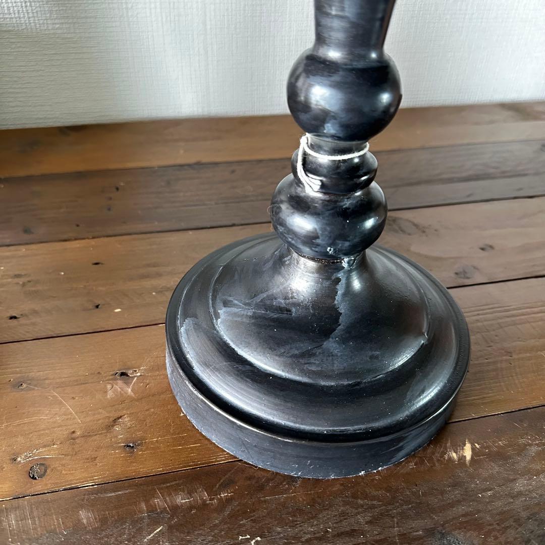 アンティーク風3点セット コンポート ケーキスタンド　置時計 キャンドルスタンド