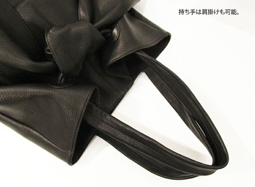 VIA DOAN ヴィア ドアン 牛革 本革 リボン