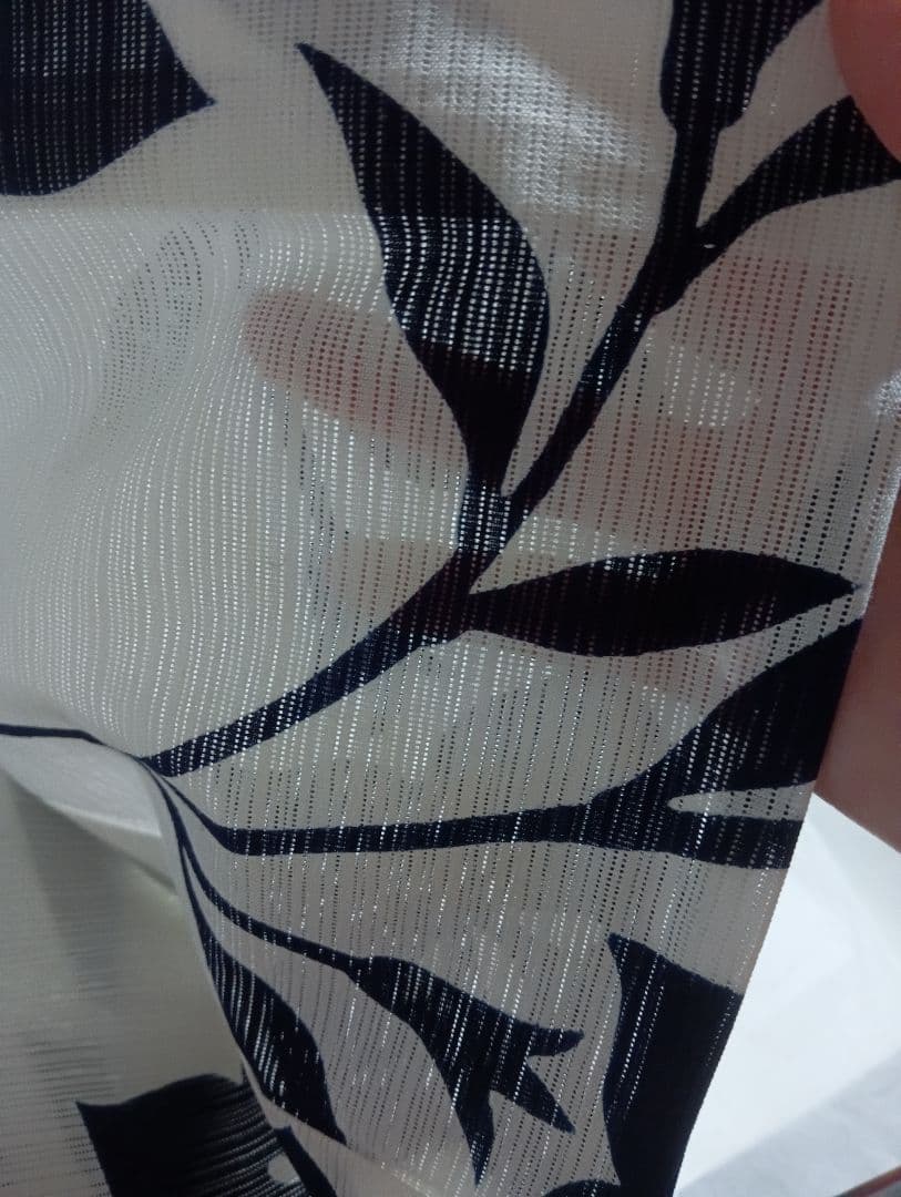 【最終値下げ】竺仙 浴衣 綿絽 桔梗 白地 (浴衣のみ)