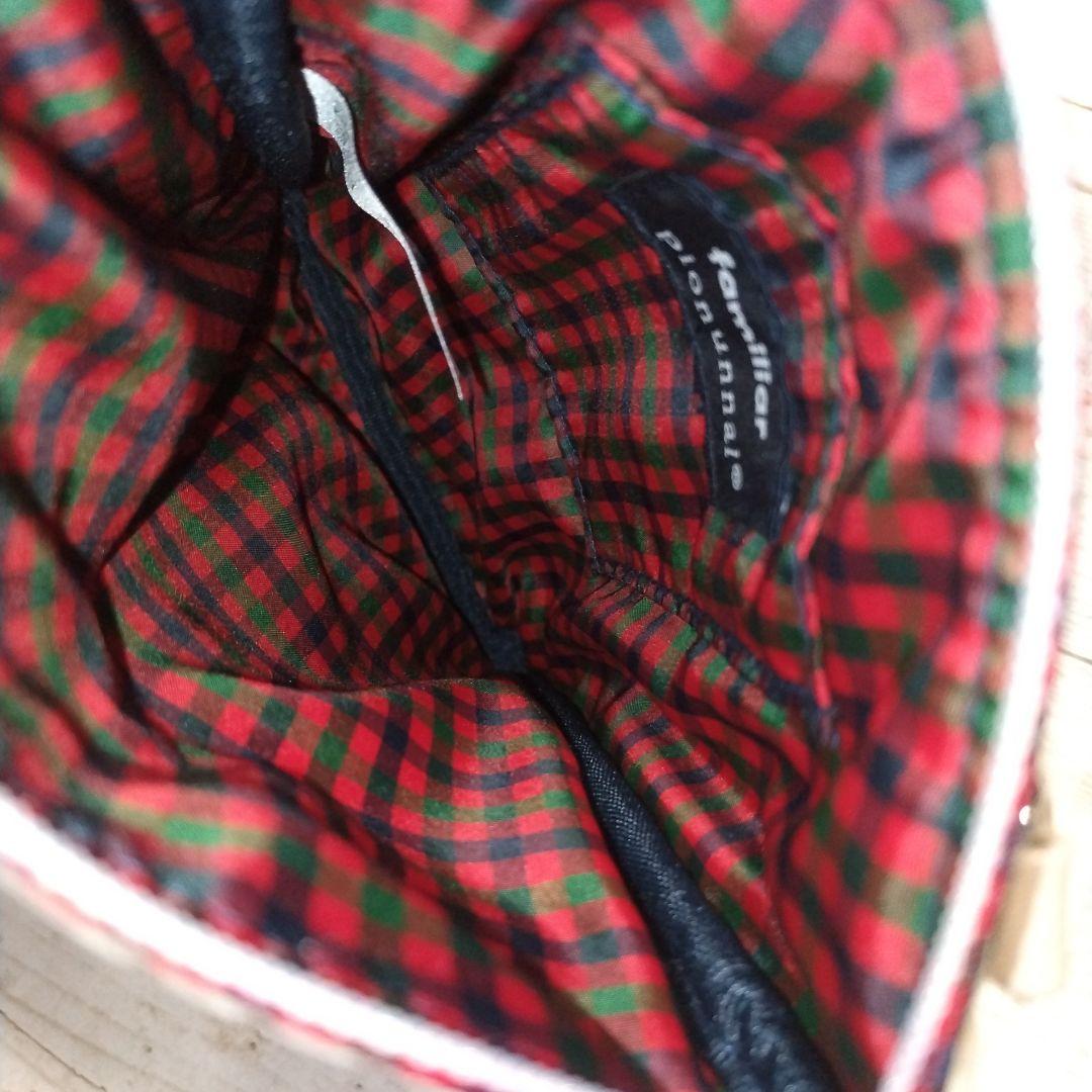 美品　ファミリア　ピオヌンナル　スマホショルダー　スマホポシェット　ショルダー